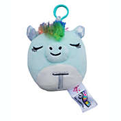Scented Squishmallows Justice Exclusive Crystal the Unicorn Letter &quot;T&quot; Clip On Plush Toy