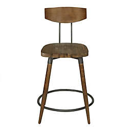 INK+IVY. Frazier Counter Stool 24 With Back.