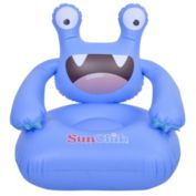 Pool Central 24" Blue Monster Inflatable Poolside Kids Chair