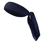 Unique Bargains 1 Piece Adjustable Soft Sport Headband, Sweat Wicking Gym Tennis Tie Sweatband for Men Women, Dark Blue