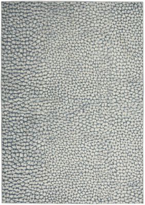 Inspire Me! Home Décor Joli IMHR4 Indoor only Area Rug - Ivory/Blue/Grey 5'3" x 7'3"