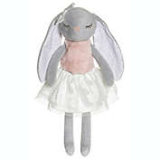 Teddykompaniet Kelly the Ballerina Grey Soft Plush Stuffed Animal Rabbit 15&quot;