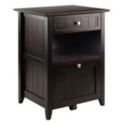 Winsome Burke File Cabinet Coffee Finish