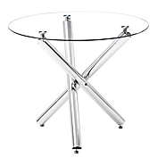 Infinity Merch Round Glass Dining Table