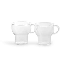 Sagaform Glass mug small, 2-pcs