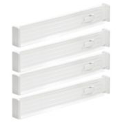 mDesign Expandable Dresser Drawer Organizer/Divider, 2.5" H