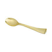 Smarty Had A Party Gold Disposable Plastic Serving Spoons (60 Serving Spoons)