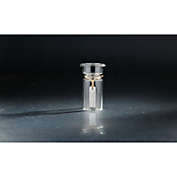 CC Home Furnishings 5.5" Round Glass Terrarium Planter Candle Holder