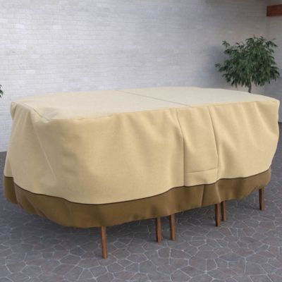 72" Outdoor Garden Patio Waterproof Oval/Rect Table Cover Furniture Protection 