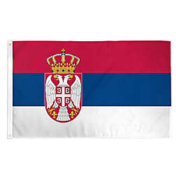 Flag Importers Serbia Flag 3ft x 5ft Printed Polyester