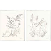 Great Art Now Nature Sketchbook A by Danhui Nai 12-Inch x 15-Inch Canvas Wall Art (Set of 2)