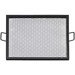Sunnydaze X-Marks Square Fire Pit Cooking Grill Grate - 24-Inch