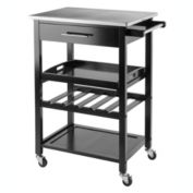 Winsome Anthony Kitchen Cart Stainless Steel