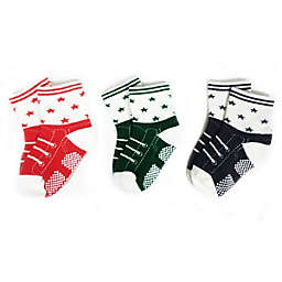 Wrapables Non-Skid Sneakers Baby Socks (Set of 3)