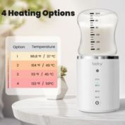 Infinity Merch Portable Baby Bottle Warmer Heater White