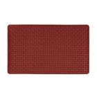 Alternate image 0 for Heavy Duty Embossed Non Slip Memory Foam Kitchen Mats - 30in W x 18in L, Red