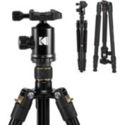KODAK Photo Gear Tripod & Monopod with 360° Ball Head, Adjust Aluminum Tripod Mount Up to 63"
