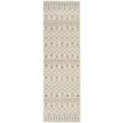 Nourison Royal Moroccan 2'2" x 7'6" (8' Runner) Beige/Grey Area Rug Bohemian Moroccan Distressed by Nourison