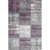 L'baiet Bohemian, Eclectic Lyanna Purple Area Rug
