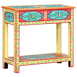 vidaXL Hand Painted Console Table 31.5
