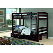 Donco Trading  Twin/Twin Devon Bunk Bed W/Twin Trundle