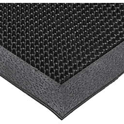 Kovot Durable Heavy Duty  Rubber Fingertip Mat, Flexible Rubber Scraper Mat Heavy Duty For Indoor & Outdoor Entrance For Dry and Wet Area Use in the Winter for Snow and Ice Non Slip
