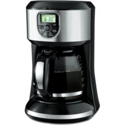 Black and Decker 12 Cup Programmable Coffeemaker in Black and Silver