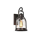 CHLOE Lighting Lighting MARK Transitional 1 Light Rubbed Bronze Outdoor Wall Sconce 14" Height