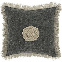 Nourison Throw Pillow Life Styles GT060 Charcoal 16
