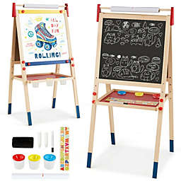 Slickblue All-in-One Wooden Height Adjustable Kid's Art Easel