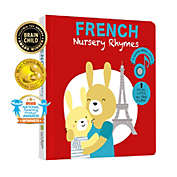Cali&#39;s Books French Nursery Rhymes Book - Educational Sound Books for Toddlers 1-3 Years Old - Interactive Singing Music Toys for Bilingual Children with Lyrics & Translations - Musical Gifts for Kids