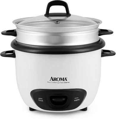 Aroma Housewares ARC-747-1NG 14-Cup (Cooked) (7-Cup UNCOOKED) Pot Style Rice Cooker and Food Steamer