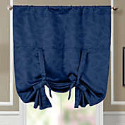 Egyptian Linens - Tie Up Window Curtain Shade (37" W X 63" L) Virginia Rod Pocket Room Darkening