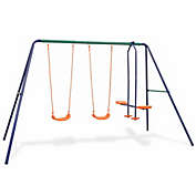 Stock Preferred Swing Set with 4 Seats in Orange