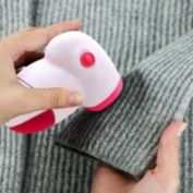 Top sec Electric Clothes Lint Pill Fluff Remover, Red