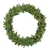 Northlight Pre-Lit Northern Pine Artificial Christmas Wreath - 36-Inch, Clear Lights