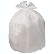 Max-Tough 13 Gallon Tall Trash Bags Star Sealed Coreless Rolls 13 Gal. Kitchen Bags White (100, Flap Tie)