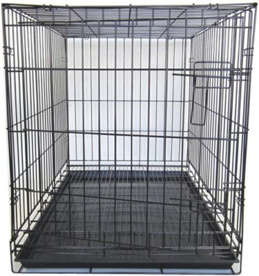 YML 36" Dog Kennel Cage With Bottom Grate, Black