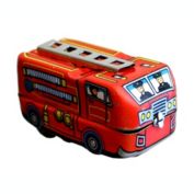 Alexander Taron Home Decor Collectible Fire Chief Tin Toy