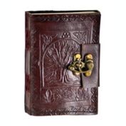 Azuregreen Tree of Life leather blank journal w/ latch