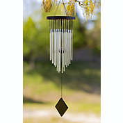 VP Home 38" H Howling Wolf Wind Chimes For Outside Unique Wolf Howling Windchimes