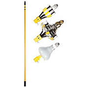 Bayco (11-foot) Bulb Changer Kit with Adjustable Steel Pole, 4-Piece Kit