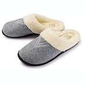 Roxoni Women&#39;s Slippers Wool-Like Fleece Lined Clog Comfort House Shoe Machine Washable(Adult Size)