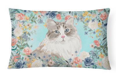 E by design O5PFN504GY1GY2-18 18 x 18 Spring Floral 2 Floral Black/Gray Outdoor Pillow