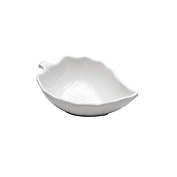 Wolff Leaf Collection Appetizers Bowls in Porcelain White 14x9x5cm Set of 4