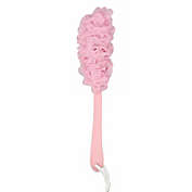 Kitcheniva Bath Brush Loofah Shower Sponge Long Handle Back Scrubber Pink