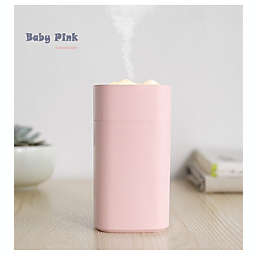 KNE Oil Aroma Diffuser Aromatherapy LED Ultrasonic Humidifier 350ml Pink