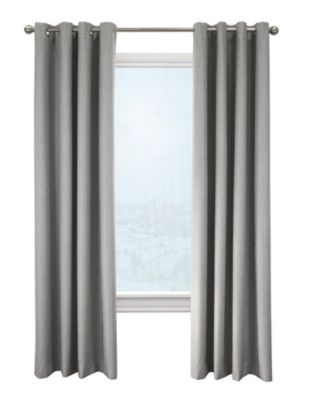 Commonwealth Newberry Grommet Dressing Window Curtain Panel - 52x95", Greige
