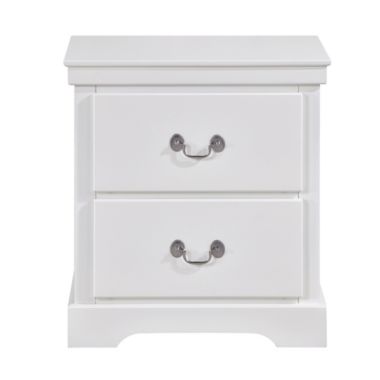 Lazzara Home Corbin 2-Drawer Nightstand (24.0 in. H x 21.5 in. W x 15.5 in. D). View a larger version of this product image.