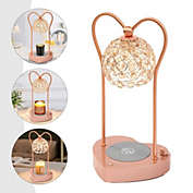 Infinity Merch Electric Candle Warmer Lamp Rose Gold